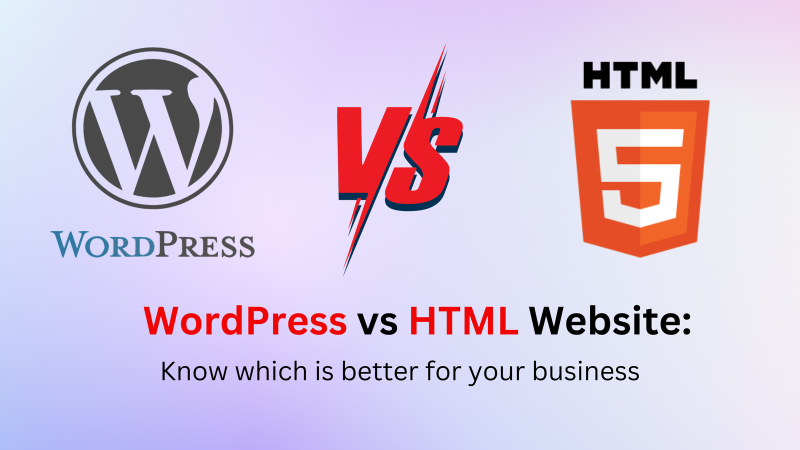 WordPress and HTML Website development